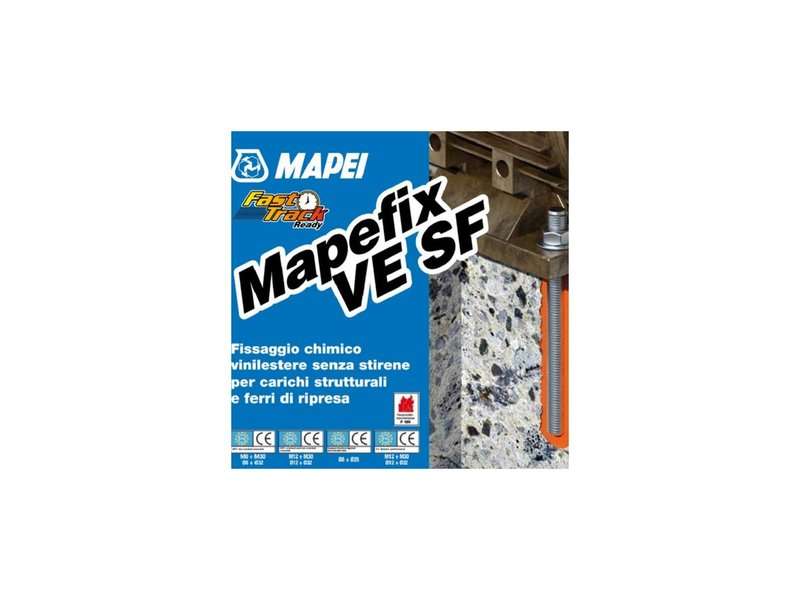 MAPEI MAPEFIX VE SF ML.300 Fissaggio chimico per barre filettate ferri di ripresa carichi sismici C1