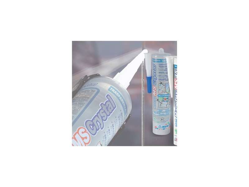 MAPEI MAPEFLEX MS CRYSTAL ML.300 Sigillante elastico che incolla su asciutto e bagnato