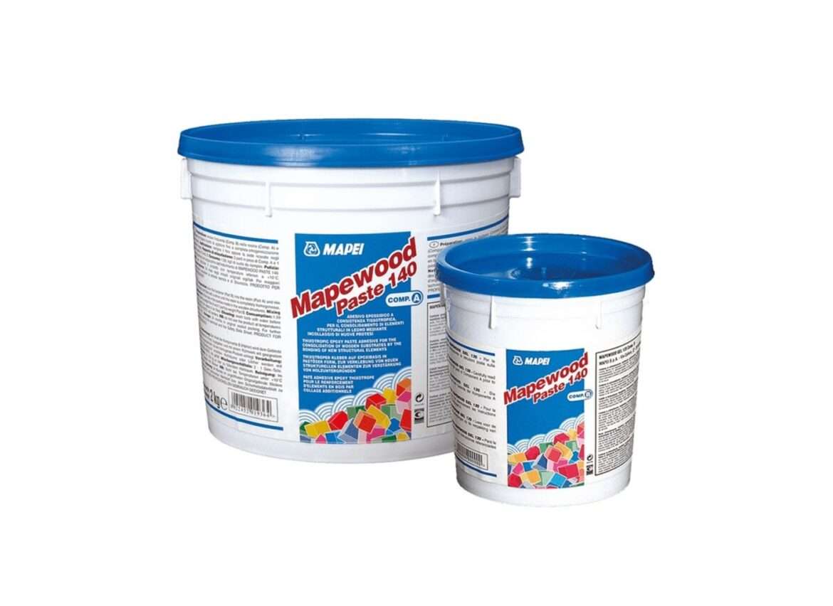 MAPEWOOD PASTE 140 A+B KG.3 Adesivo Epossidico per il…