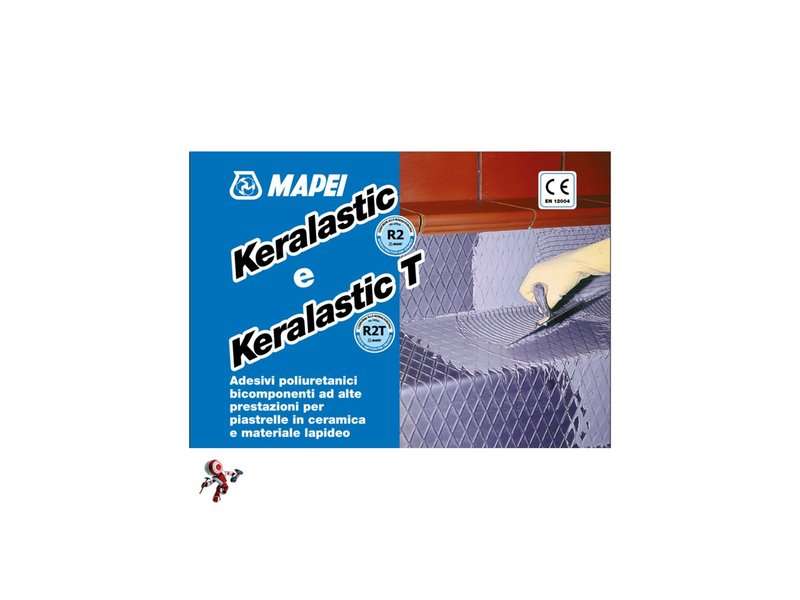 Mapei Keralastic Grigio kg. 5 Adesivo Epossi-Poliuretanico Bicomponente
