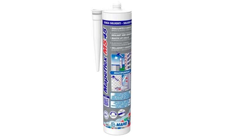 MAPEI MAPEFLEX MS 45 BIANCO ML.300 Sigillante adesivo elastico verniciabile per fondi umidi e movimenti fino al 20%