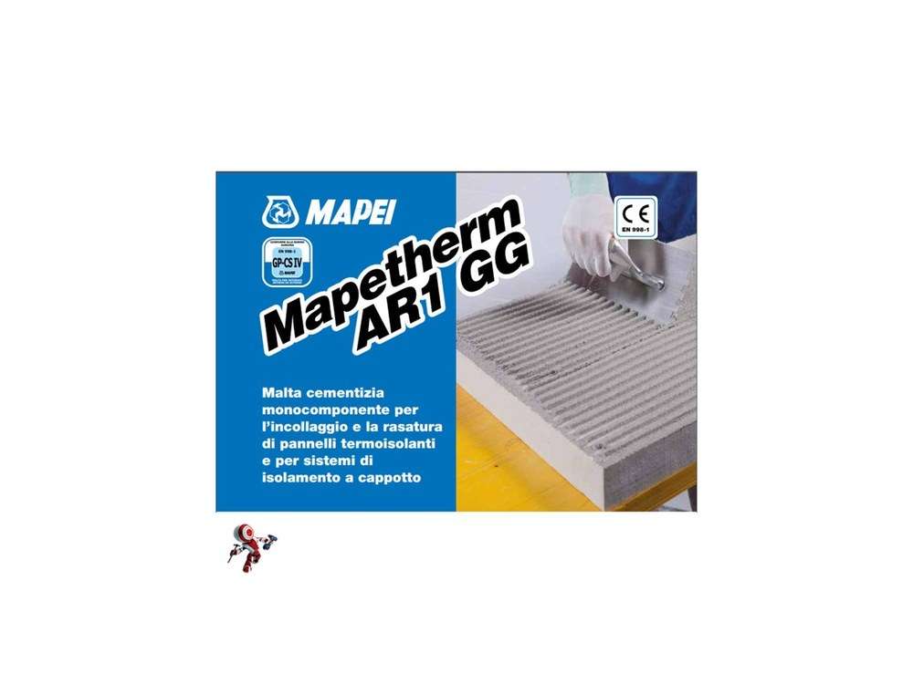 Mapei Mapetherm AR1 GG Bianco Kg.25 Malta cementizia monocomponente