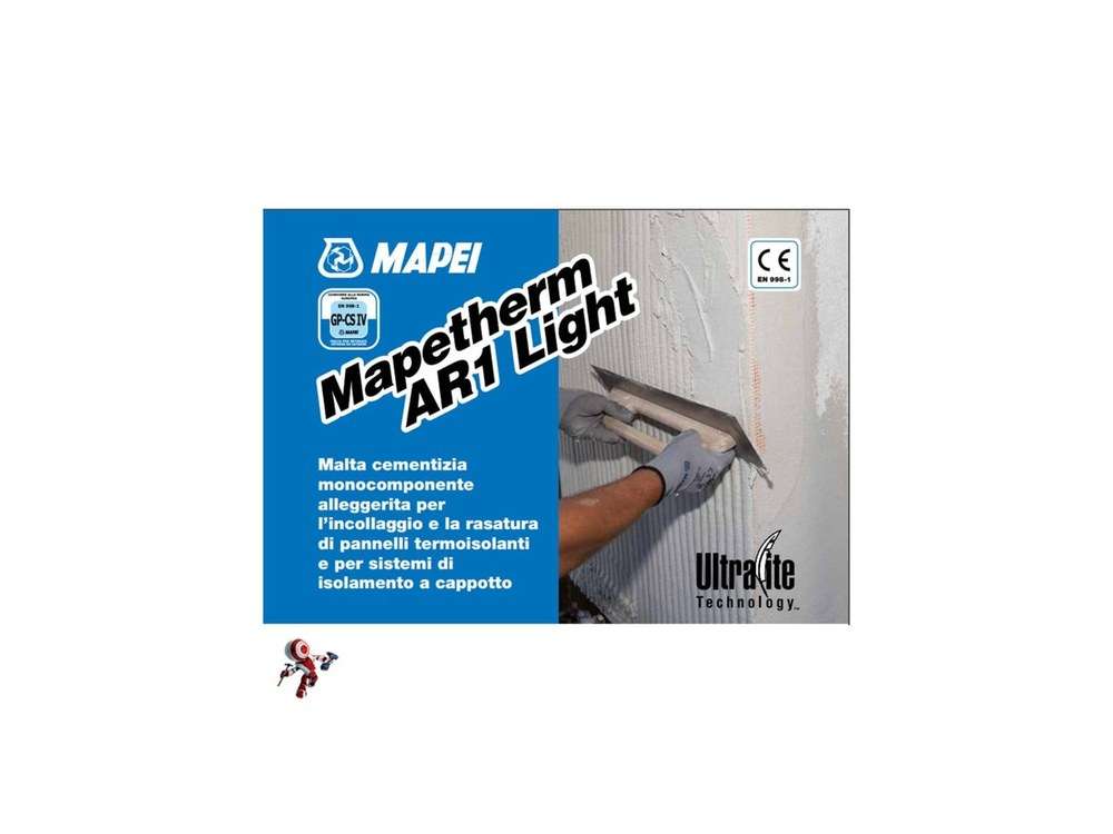 MAPEI MAPETHERM AR1 LIGHT BIANCO KG.23 Malta cementizia per sistemi di isolamento a cappotto