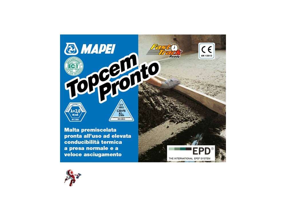 MAPEI TOPCEM PRONTO KG.25 Massetto Pronto premiscelato pronto all’uso