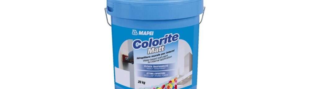Mapei Colorite Matt Bianco 20 kg. Idropittura murale