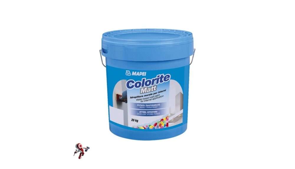 Mapei Colorite Matt Bianco 20 kg. Idropittura murale