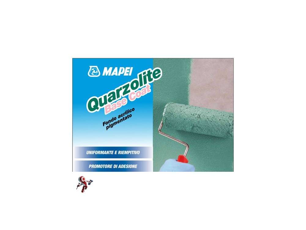 Mapei Quarzolite Base COAT kg. 20 Fondo Acrilico Pigmentato