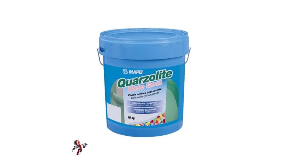Mapei Quarzolite Base COAT kg. 20 Fondo Acrilico Pigmentato