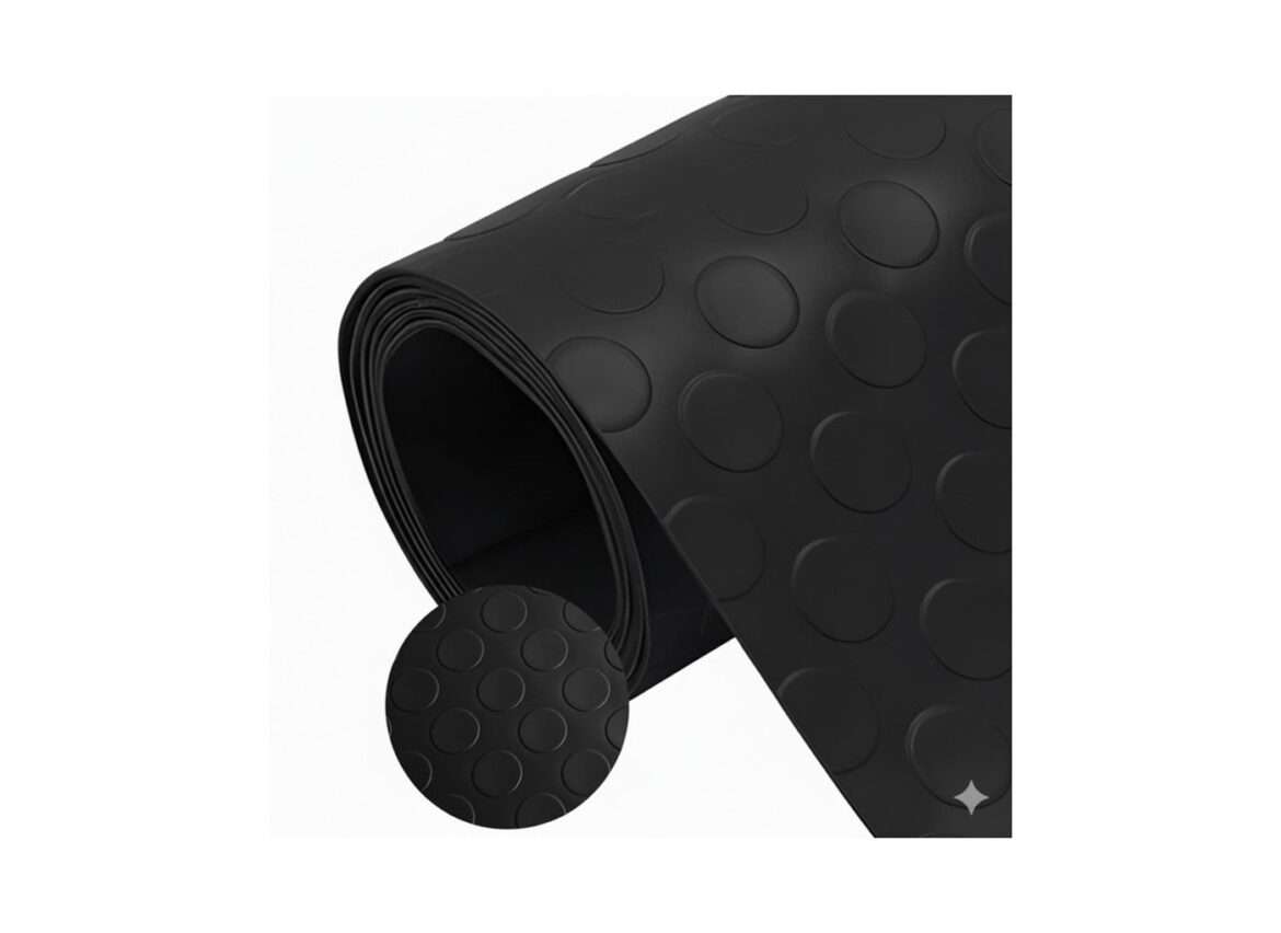 Pavimento PVC Bollato Nero Bolflex H.100 cm