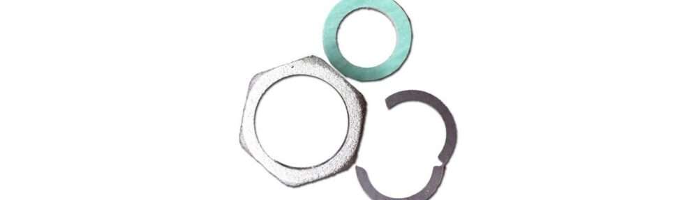 Dado in ottone per tubi flessibili acqua da 3/4 pollice