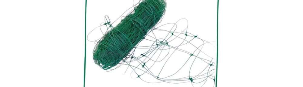 Rete per ortaggi rampicanti Rotolo 2x100 mt Verde