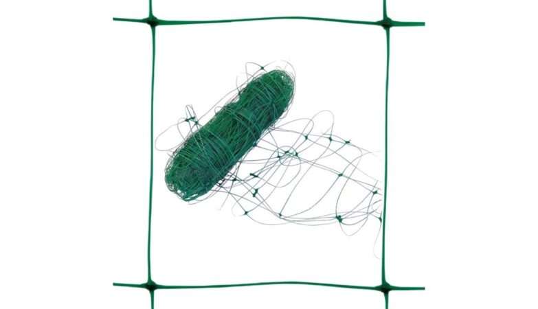 Rete per ortaggi rampicanti Rotolo 2x100 mt Verde