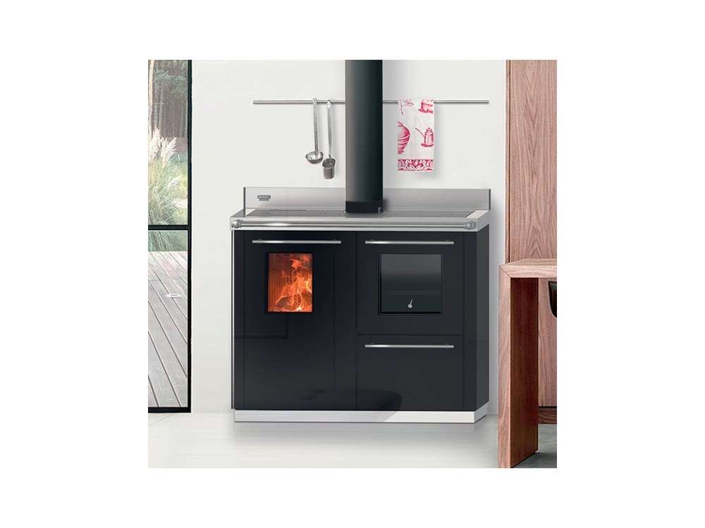 Thermorossi Termocucina a Legna Bosky F30 Square EVO5 30,5 kW