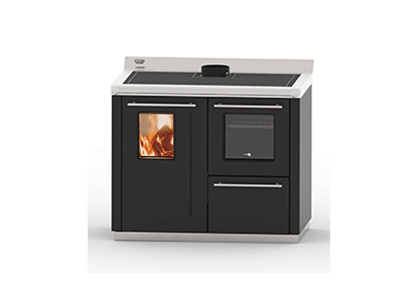 Thermorossi Termocucina a Legna Bosky F30 Square EVO5 30,5 kW